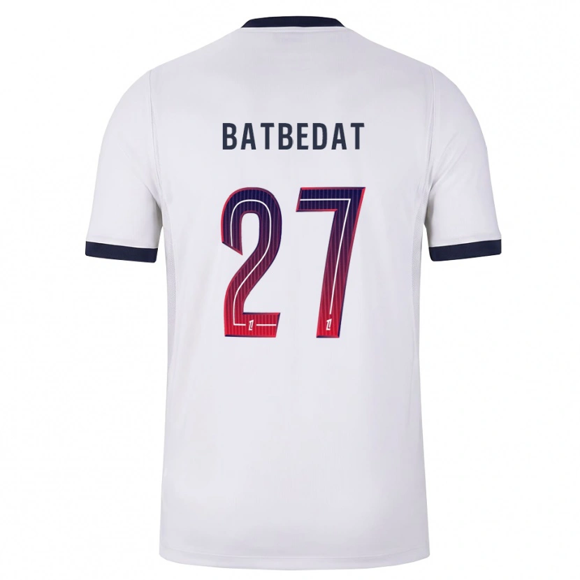 DanxenレディースLucas Batbedat#27白黒赤アウェイシャツ2026/27ジャージーユニフォーム