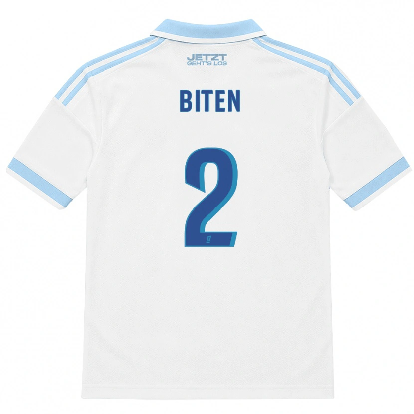 DanxenレディースClancy Valère Biten#2ライトスカイブルー 白 赤アウェイシャツ2026/27ジャージーユニフォーム