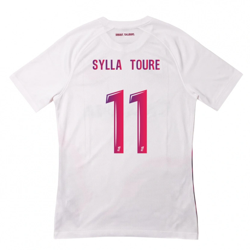DanxenレディースIsmael Sylla Touré#11白 ピンク 紫アウェイシャツ2026/27ジャージーユニフォーム