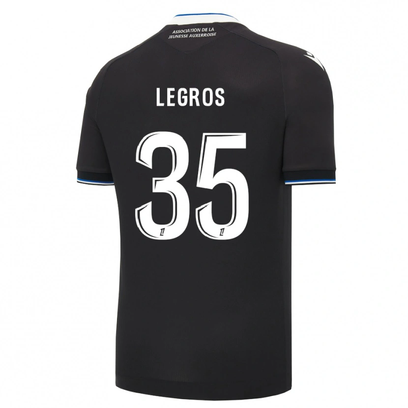 DanxenレディースElikya Legros#35黒 青 白アウェイシャツ2026/27ジャージーユニフォーム