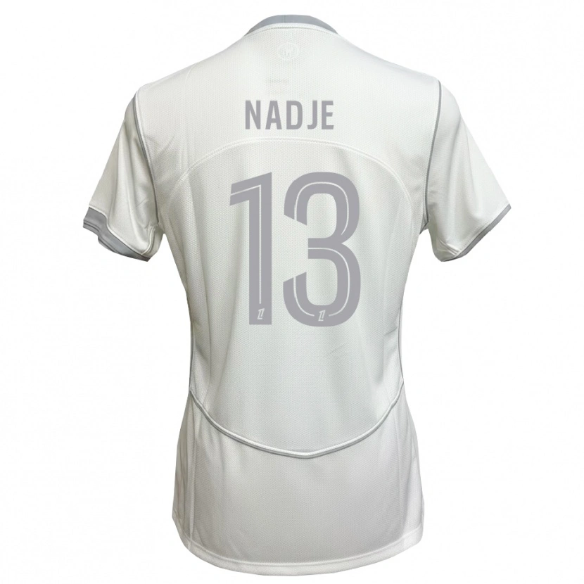 DanxenレディースGuédé Nadje#13白 グレーアウェイシャツ2026/27ジャージーユニフォーム