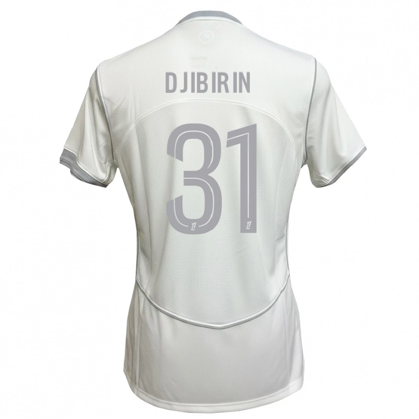 DanxenレディースHarouna Djibirin#31白 グレーアウェイシャツ2026/27ジャージーユニフォーム