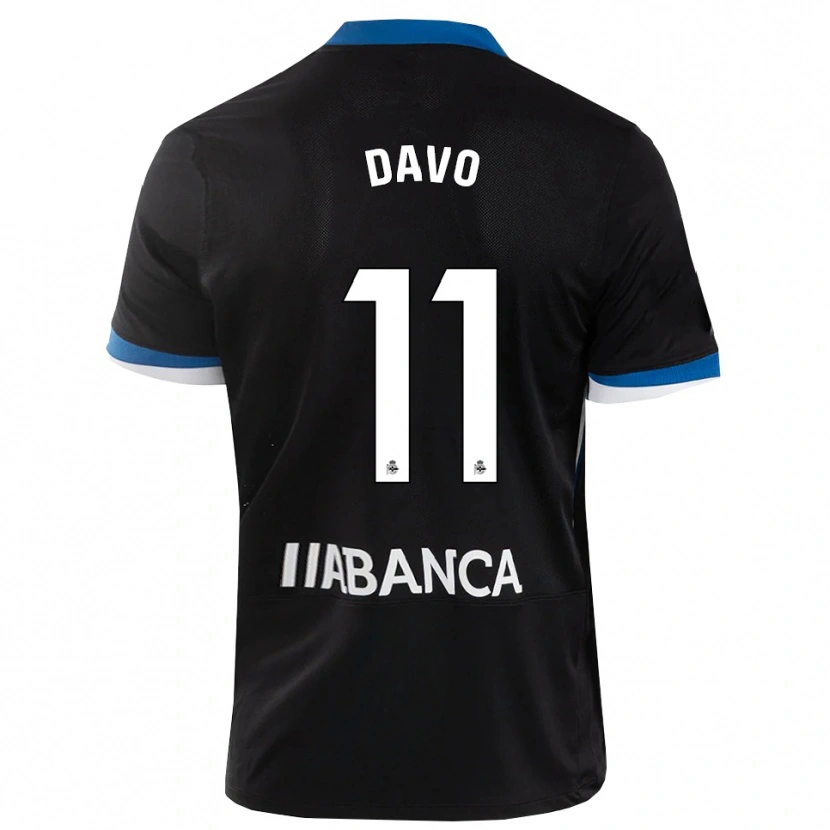 DanxenレディースDavo#11黒 青 白アウェイシャツ2026/27ジャージーユニフォーム