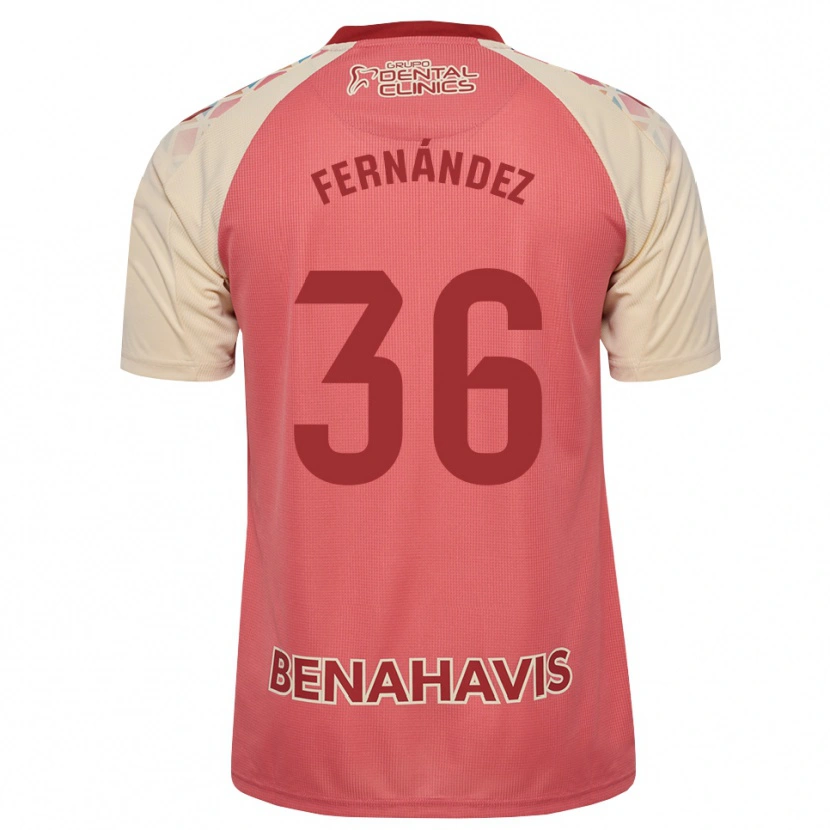DanxenレディースBasti Fernández#36ライトピンク 赤 青アウェイシャツ2026/27ジャージーユニフォーム