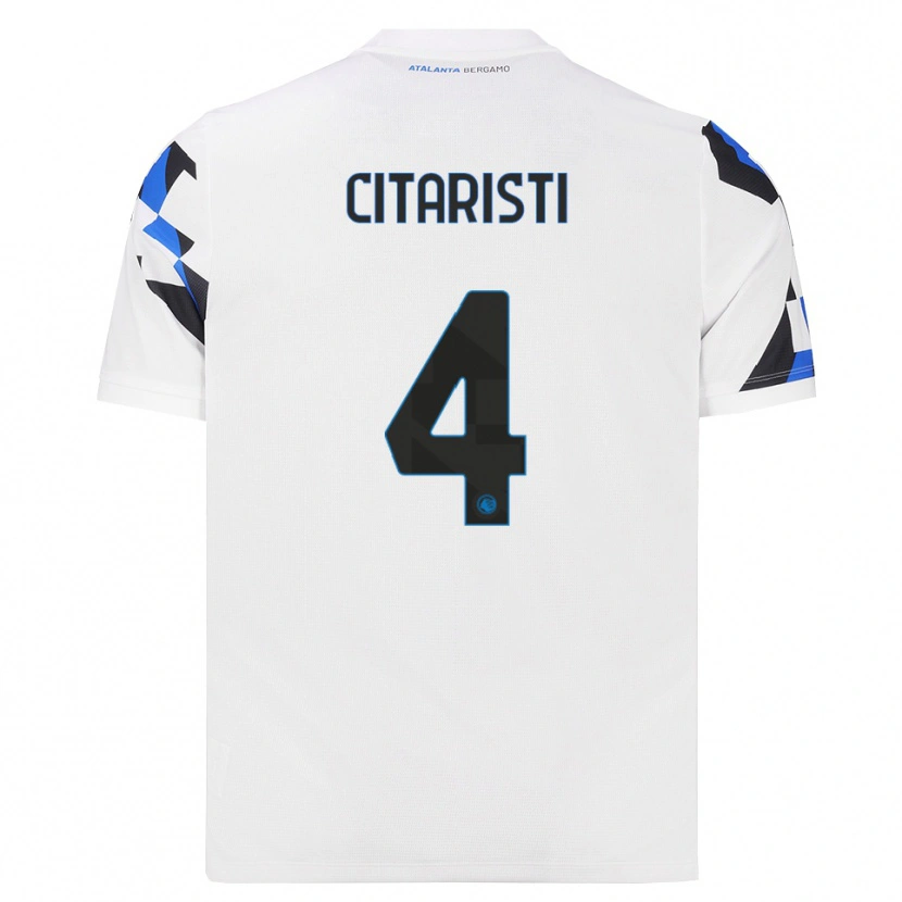DanxenレディースChristian Citaristi#4ホワイト レッドブルーアウェイシャツ2026/27ジャージーユニフォーム