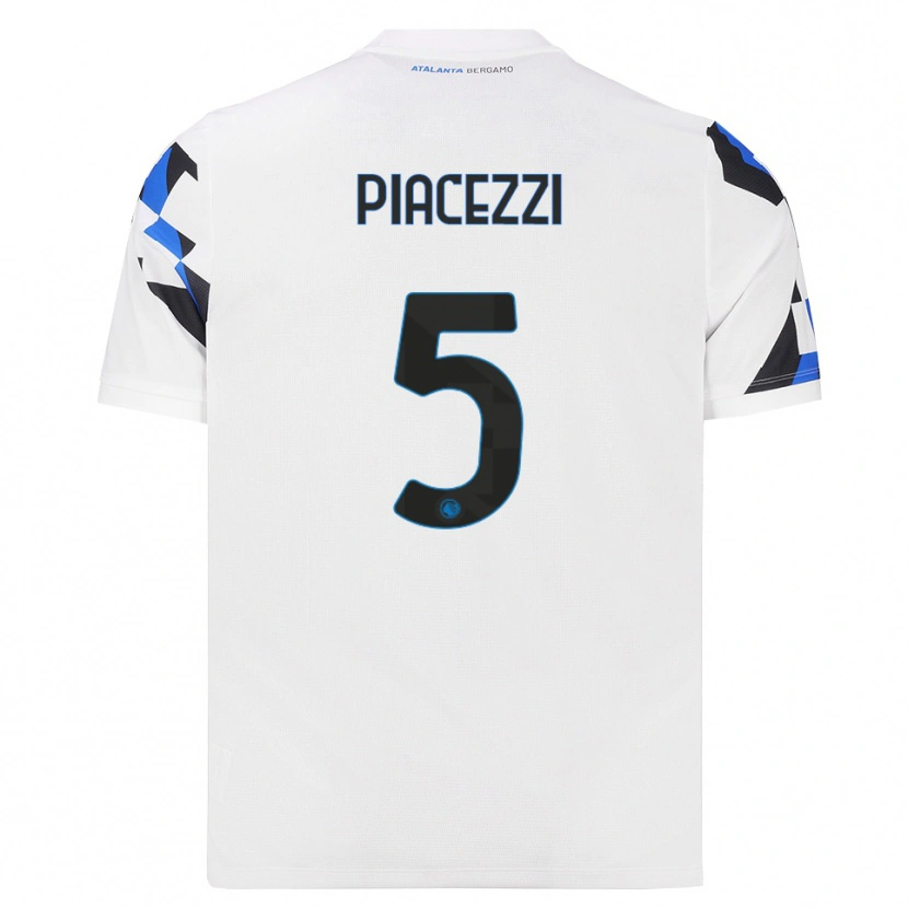 Danxenレディースエレオノーラ・ピアチェッツィ#5ホワイト レッドブルーアウェイシャツ2026/27ジャージーユニフォーム
