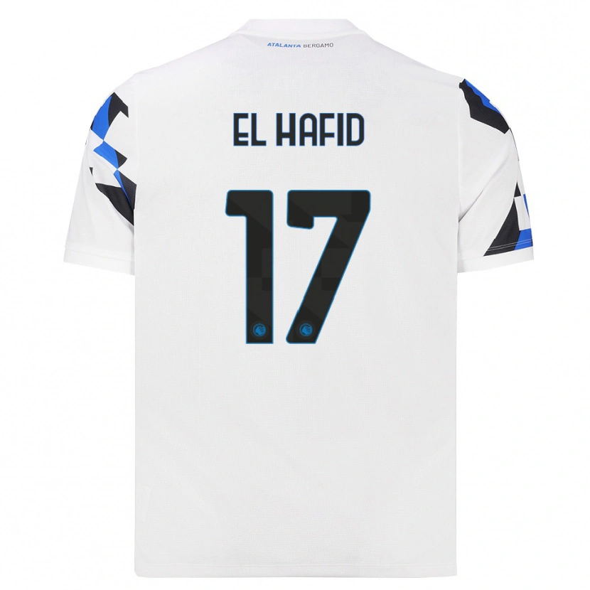 DanxenレディースBadr El Hafid#17ホワイト レッドブルーアウェイシャツ2026/27ジャージーユニフォーム