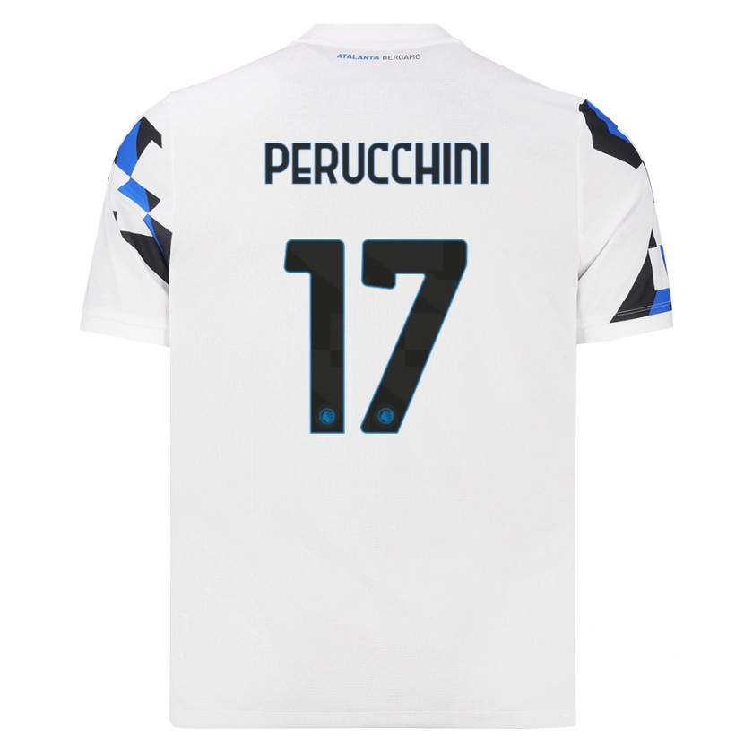 DanxenレディースSimone Perucchini#17ホワイト レッドブルーアウェイシャツ2026/27ジャージーユニフォーム