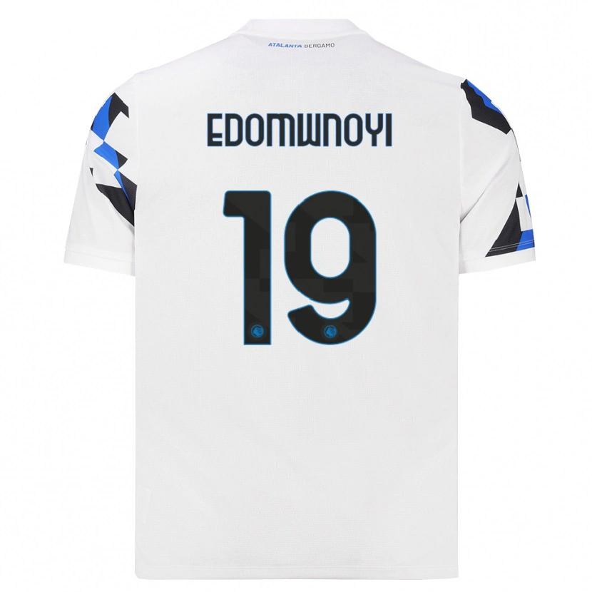 DanxenレディースBlessed Edomwnoyi#19ホワイト レッドブルーアウェイシャツ2026/27ジャージーユニフォーム