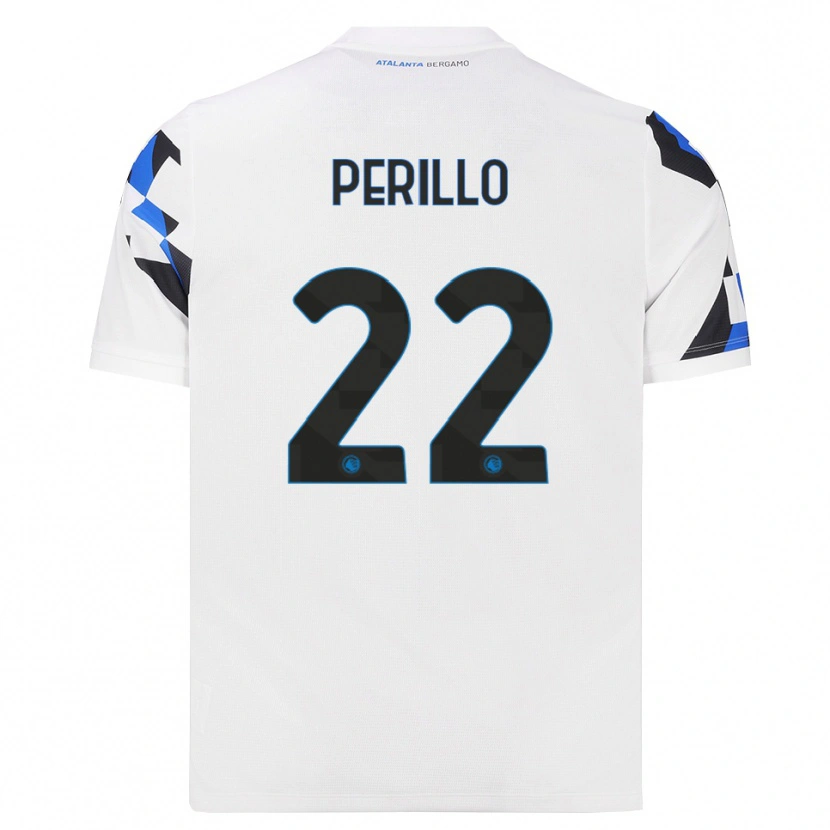 DanxenレディースDiego Perillo#22ホワイト レッドブルーアウェイシャツ2026/27ジャージーユニフォーム