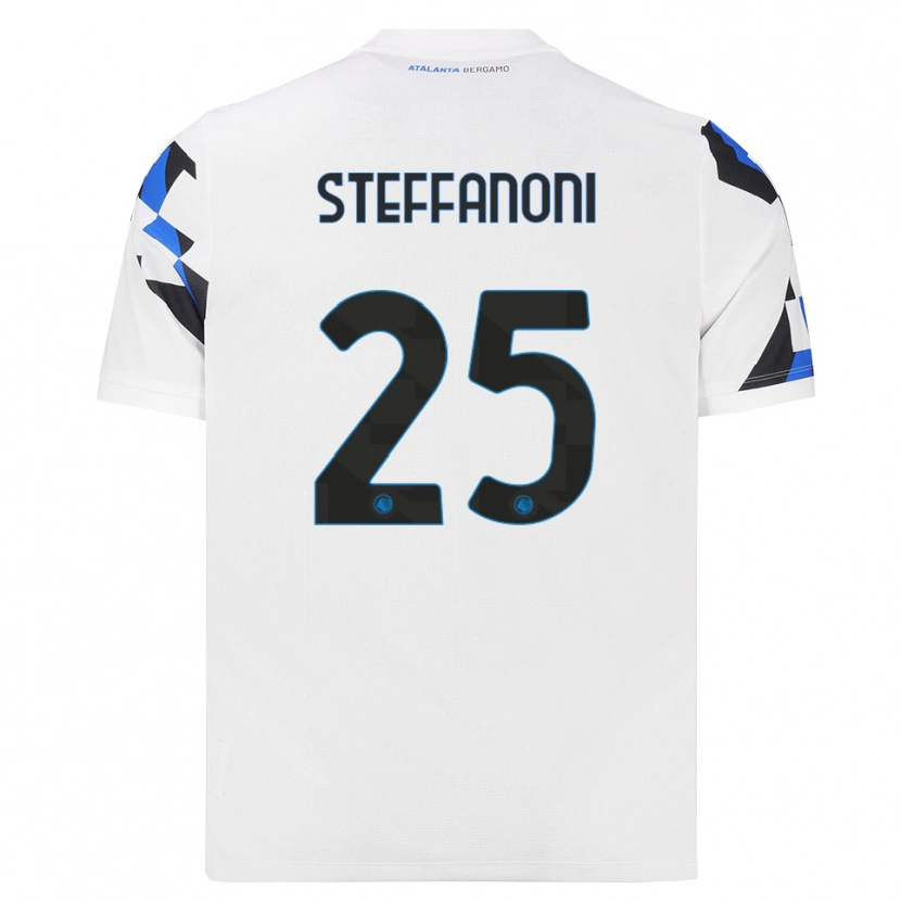 DanxenレディースFederico Steffanoni#25ホワイト レッドブルーアウェイシャツ2026/27ジャージーユニフォーム