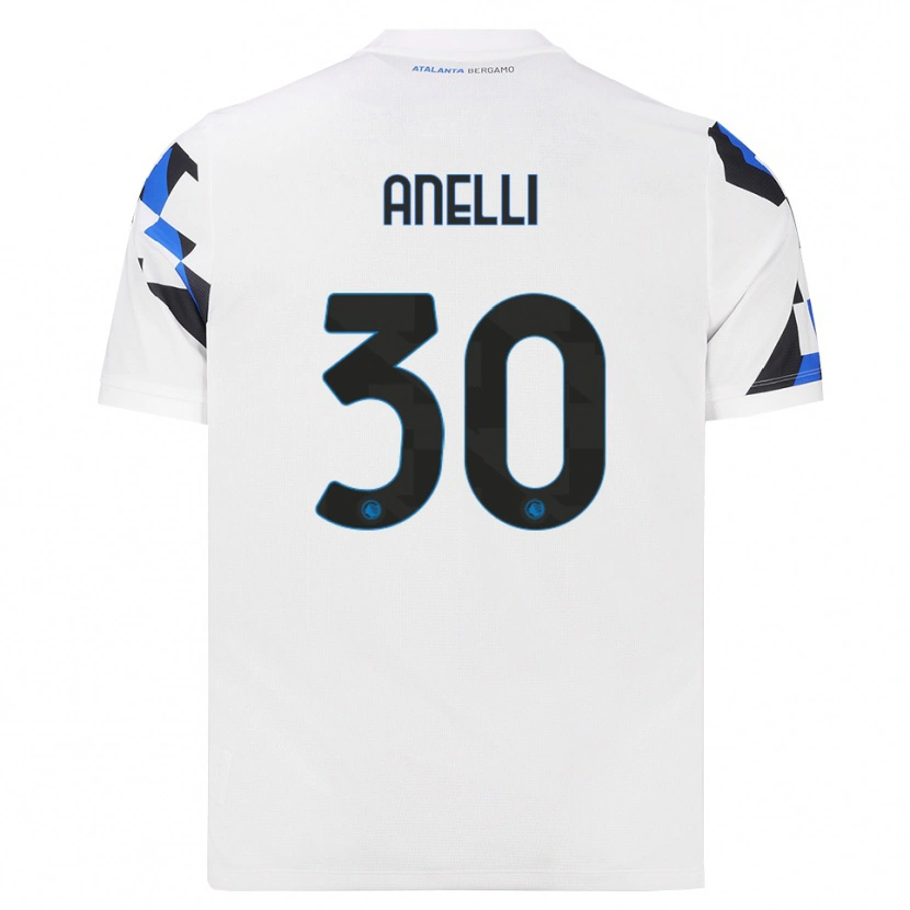 DanxenレディースAlessandro Anelli#30ホワイト レッドブルーアウェイシャツ2026/27ジャージーユニフォーム