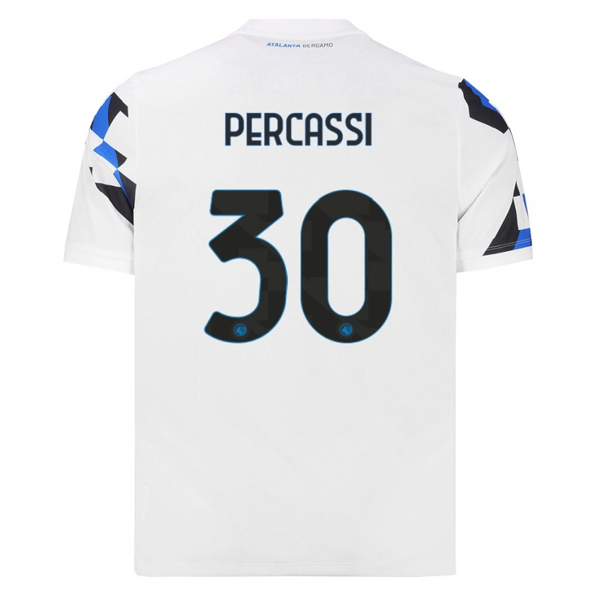 DanxenレディースGiovanni Percassi#30ホワイト レッドブルーアウェイシャツ2026/27ジャージーユニフォーム