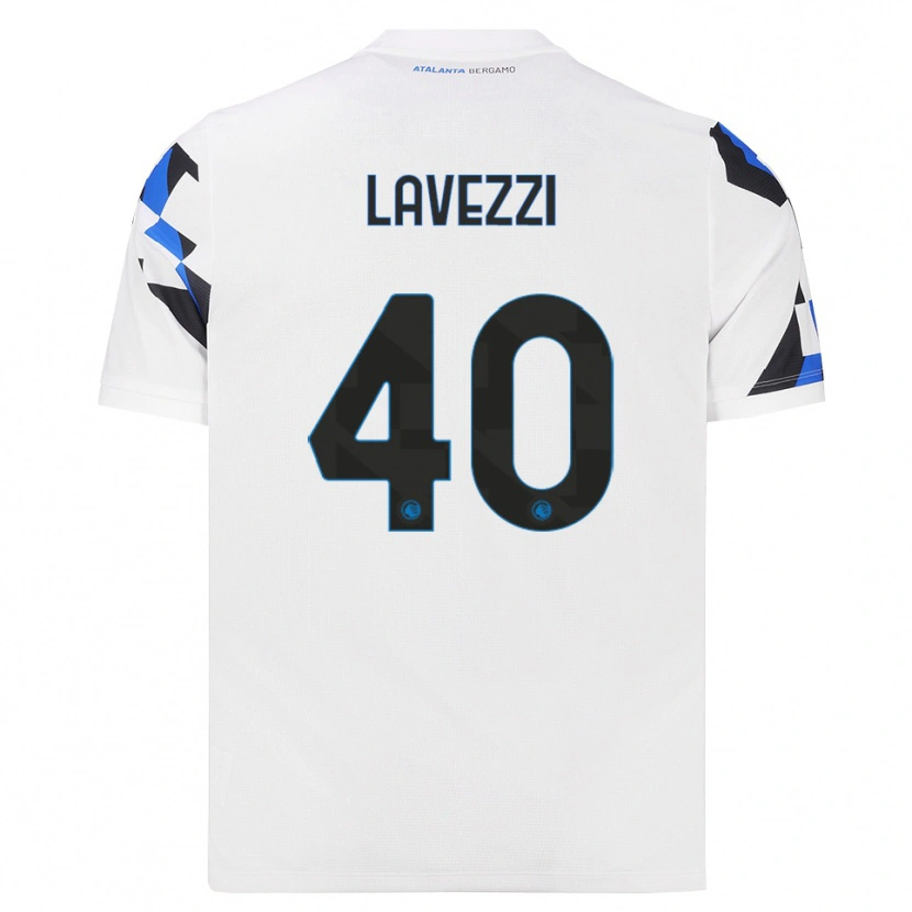 DanxenレディースFilippo Lavezzi#40ホワイト レッドブルーアウェイシャツ2026/27ジャージーユニフォーム