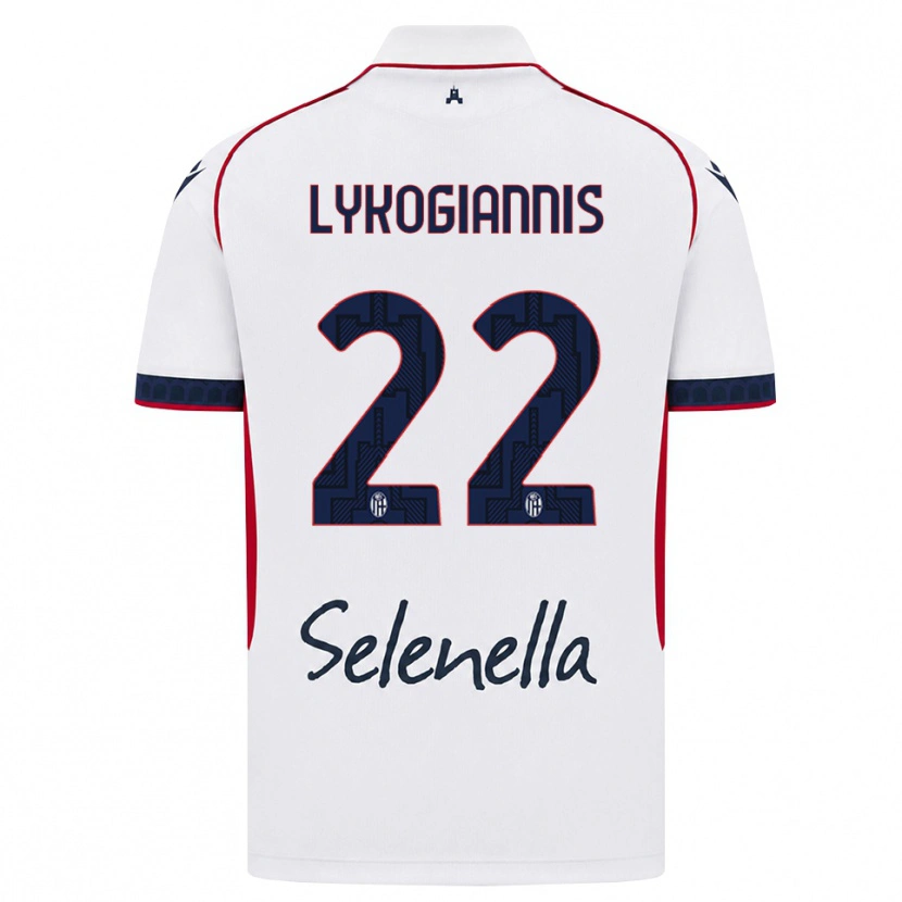 Danxenレディースハラランボス・リコヤニス#22ホワイト レッド ロイヤルブルーアウェイシャツ2026/27ジャージーユニフォーム