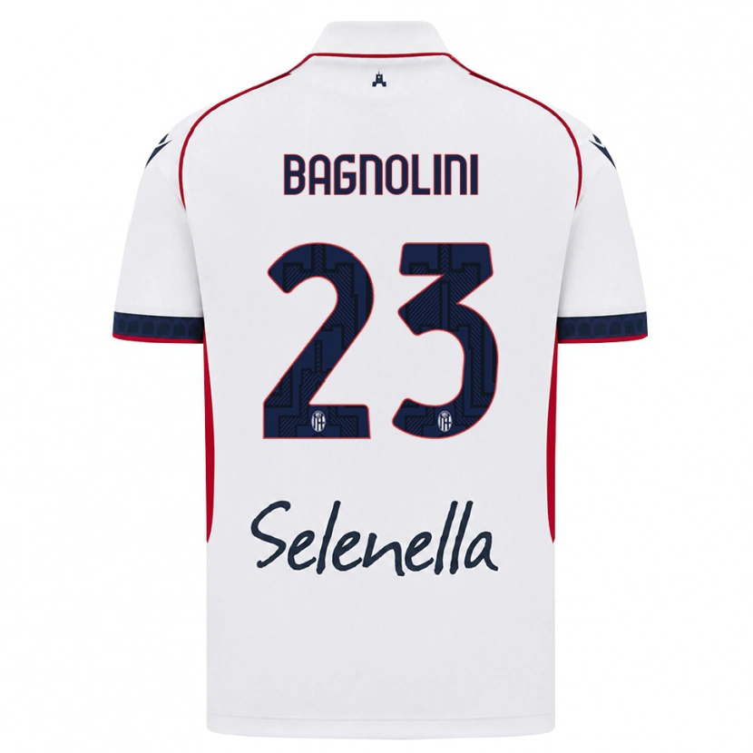 DanxenレディースNicola Bagnolini#23ホワイト レッド ロイヤルブルーアウェイシャツ2026/27ジャージーユニフォーム