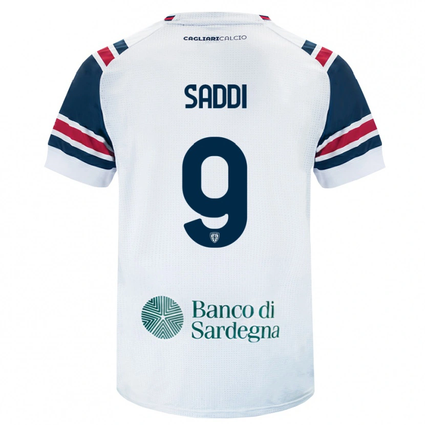 DanxenレディースGianluca Saddi#9ホワイト レッド グリーンアウェイシャツ2026/27ジャージーユニフォーム