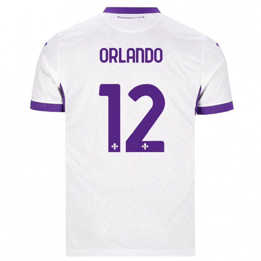 DanxenレディースGiulio Orlando#12ホワイト パープルアウェイシャツ2026/27ジャージーユニフォーム