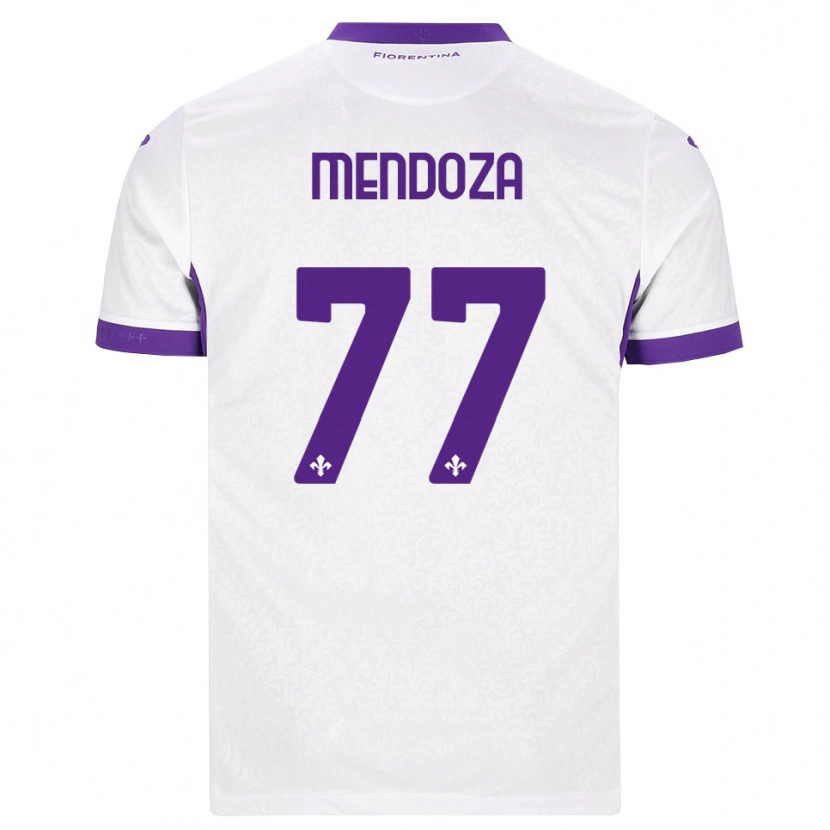 Danxenレディースウィリアム・メンドーサ#77ホワイト パープルアウェイシャツ2026/27ジャージーユニフォーム