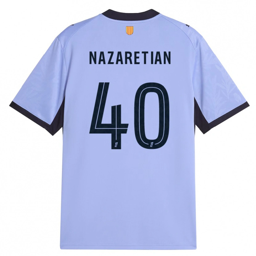Danxenレディースマヌエル・ナザレティアン#40ラベンダー 黒サードユニフォームシャツ2026/27ジャージーユニフォーム