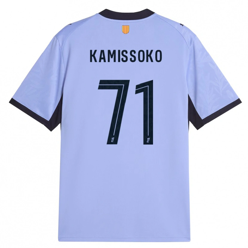 DanxenレディースNouhoum Kamissoko#71ラベンダー 黒サードユニフォームシャツ2026/27ジャージーユニフォーム