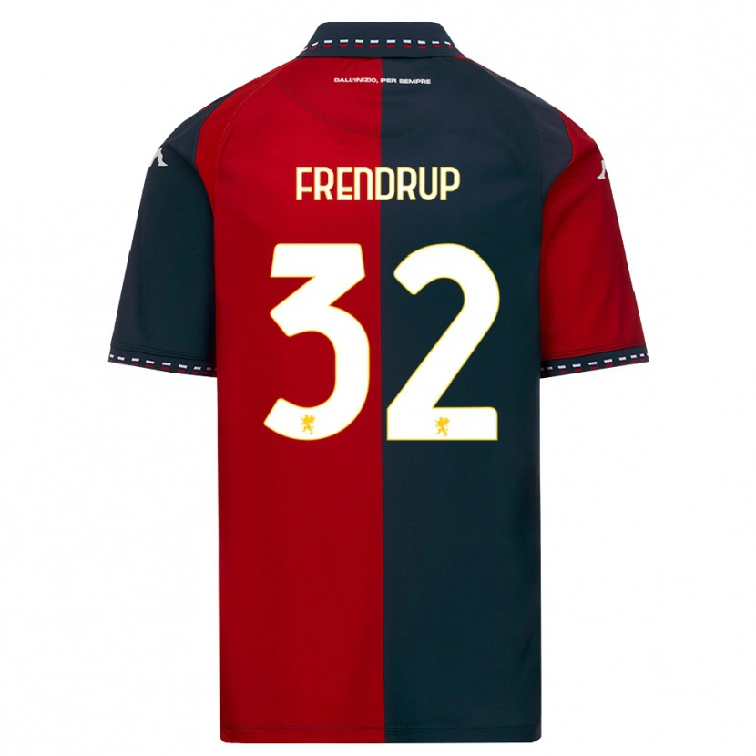 Danxenキッズモルテン・フレンドルップ#32レッド ブラック ホワイトホームシャツ2026/27ジャージーユニフォーム
