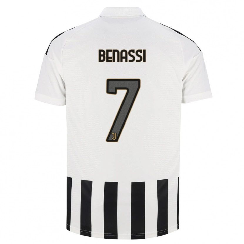 DanxenキッズFederico Benassi#7ブラック ホワイト ブラウンホームシャツ2026/27ジャージーユニフォーム