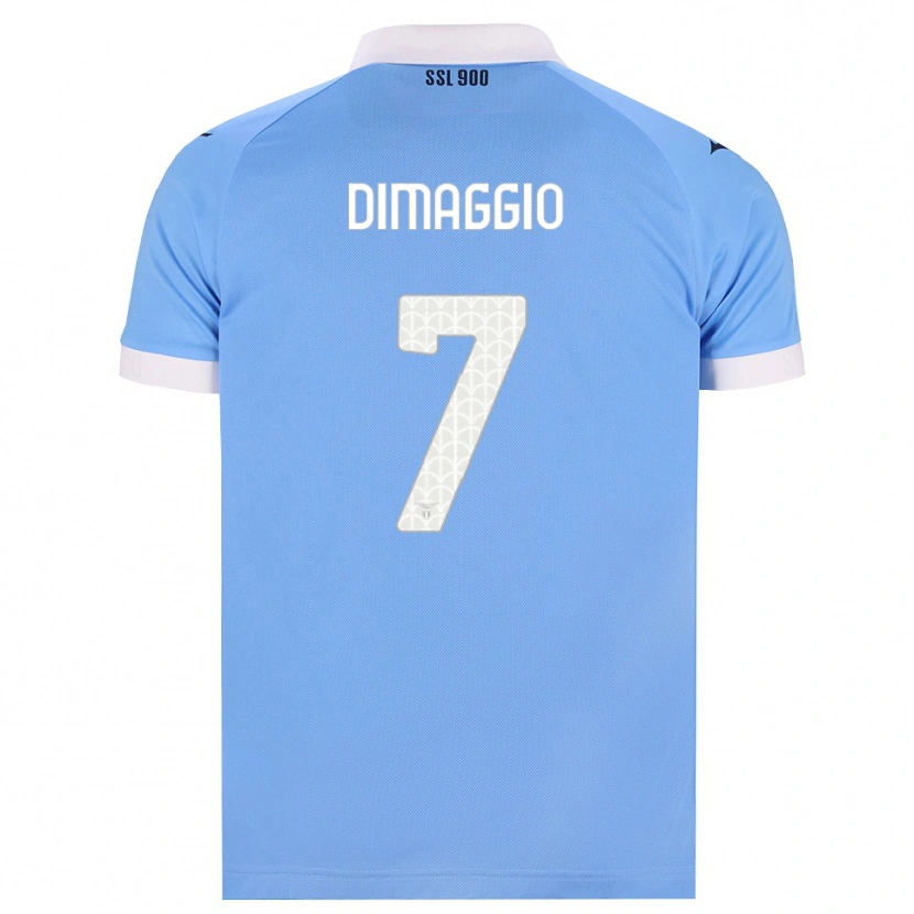 DanxenキッズCosimo Dimaggio#7スカイブルー ブラック ホワイトホームシャツ2026/27ジャージーユニフォーム