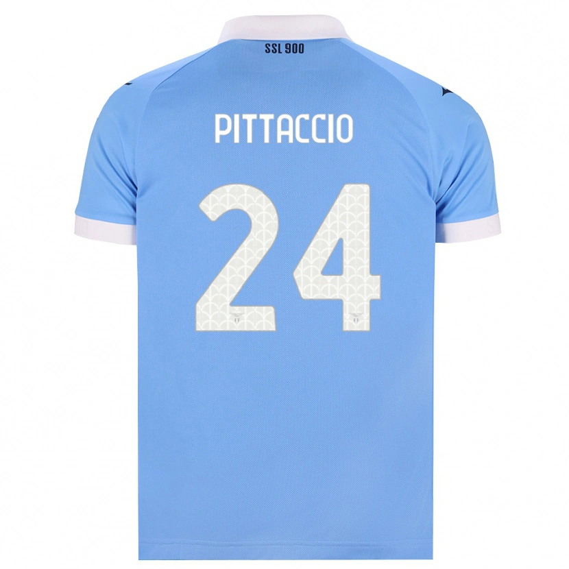 DanxenキッズFrancesca Pittaccio#24スカイブルー ブラック ホワイトホームシャツ2026/27ジャージーユニフォーム