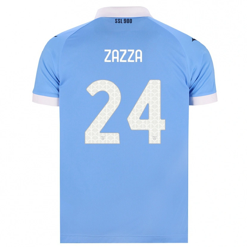 Danxenキッズマテオ・ザッツァ#24スカイブルー ブラック ホワイトホームシャツ2026/27ジャージーユニフォーム