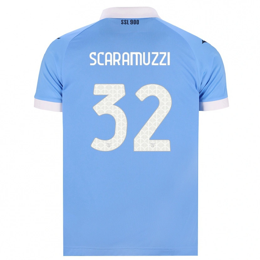 DanxenキッズChiara Scaramuzzi#32スカイブルー ブラック ホワイトホームシャツ2026/27ジャージーユニフォーム