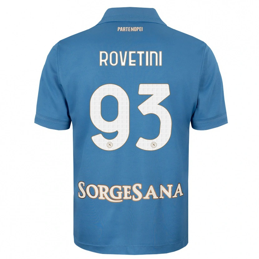 DanxenキッズAlessandro Rovetini#93ヘイズブルー ホワイトホームシャツ2026/27ジャージーユニフォーム