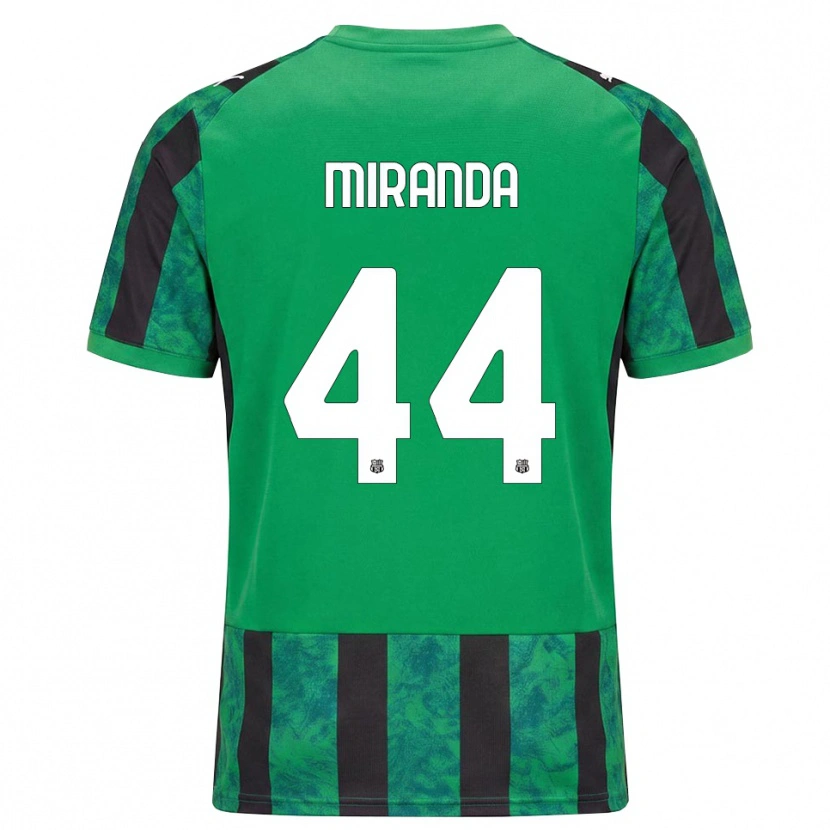 DanxenキッズKevin Miranda#44グリーン ブラック ホワイトホームシャツ2026/27ジャージーユニフォーム