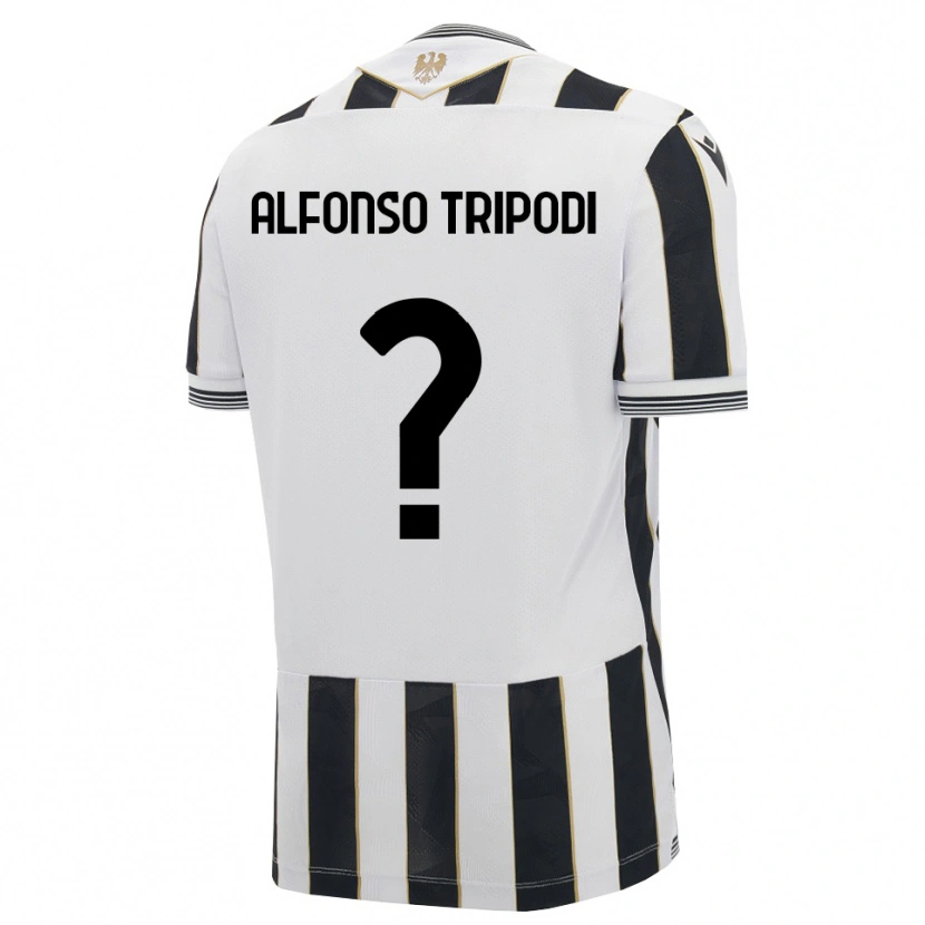 DanxenキッズLeonardo Alfonso Tripodi#0ブラック ホワイト ピンクホームシャツ2026/27ジャージーユニフォーム