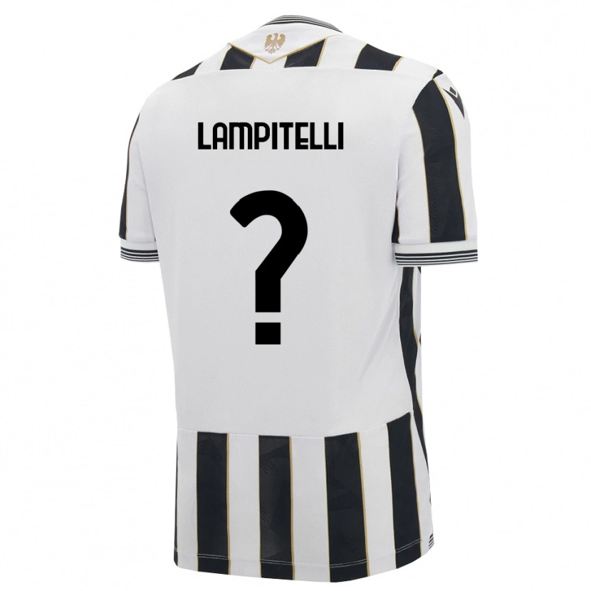 DanxenキッズAntonio Lampitelli#0ブラック ホワイト ピンクホームシャツ2026/27ジャージーユニフォーム