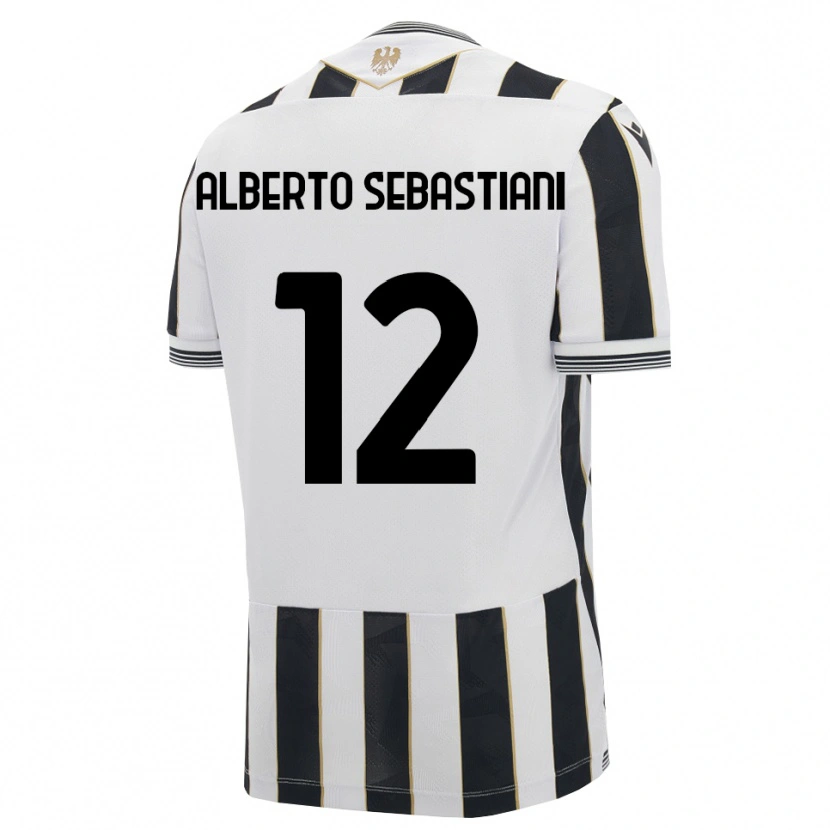DanxenキッズJosé Alberto Sebastiani#12ブラック ホワイト ピンクホームシャツ2026/27ジャージーユニフォーム