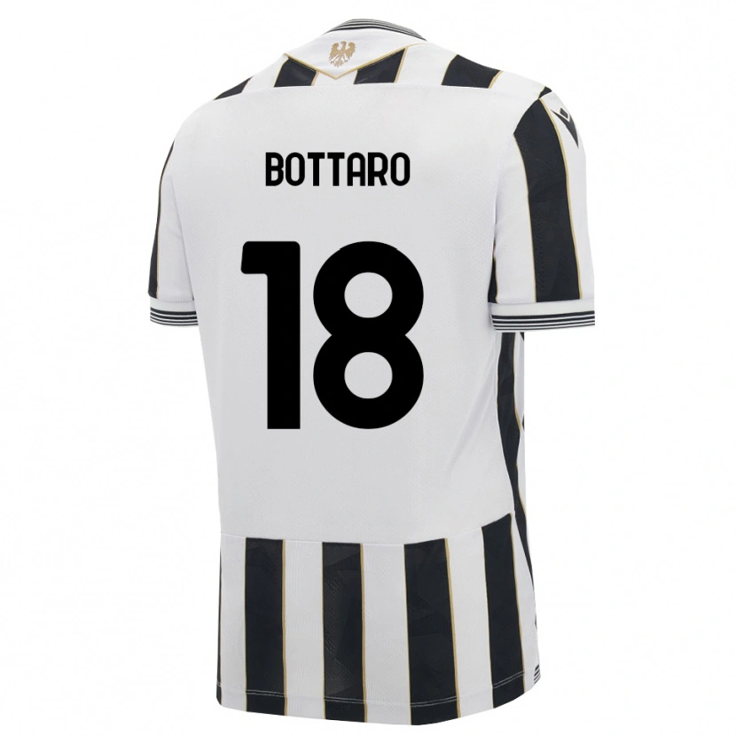 DanxenキッズLeonardo Bottaro#18ブラック ホワイト ピンクホームシャツ2026/27ジャージーユニフォーム