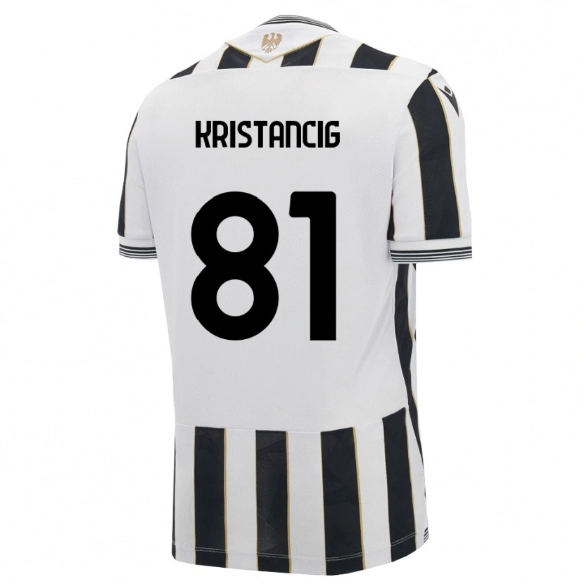 DanxenキッズLuca Kristancig#81ブラック ホワイト ピンクホームシャツ2026/27ジャージーユニフォーム