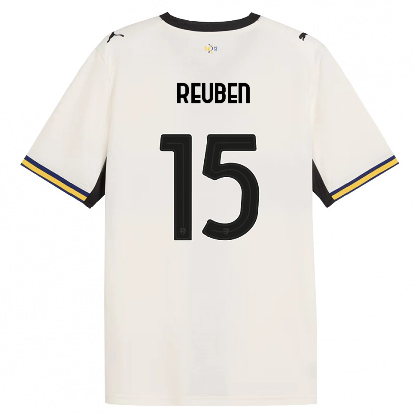 DanxenキッズSuccess Reuben#15オフホワイト ブラック イエローホームシャツ2026/27ジャージーユニフォーム