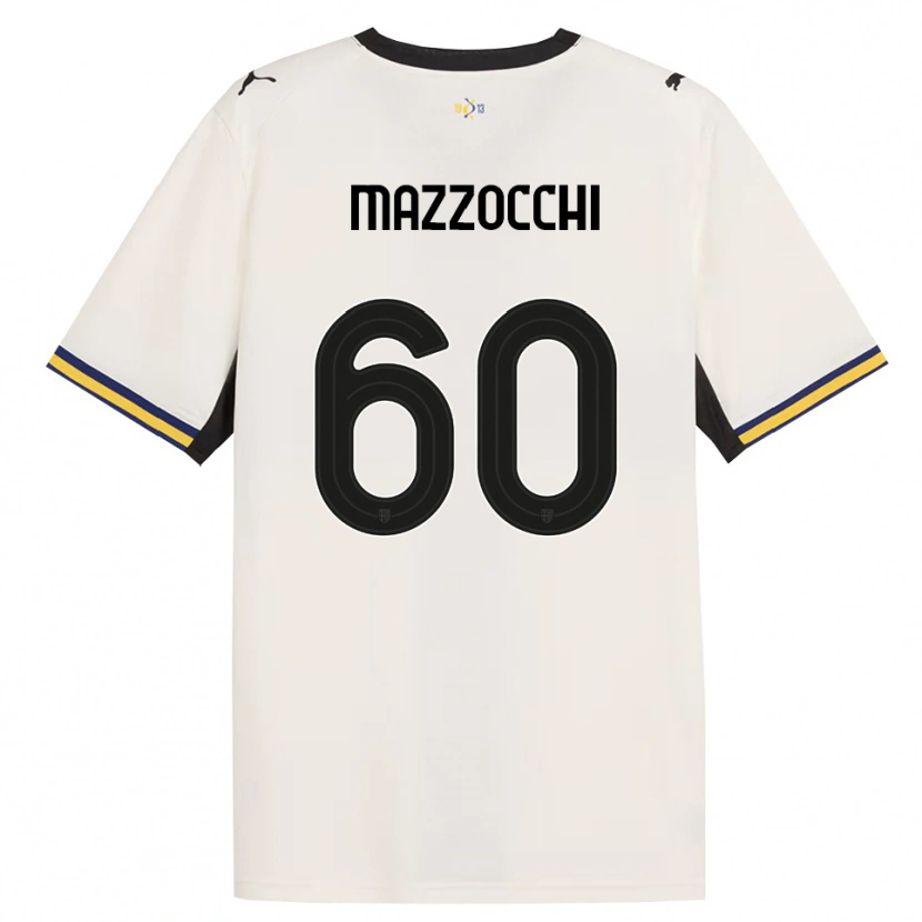 DanxenキッズAlessandro Mazzocchi#60オフホワイト ブラック イエローホームシャツ2026/27ジャージーユニフォーム