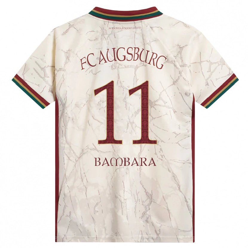 DanxenキッズJermaine Bambara#11グリーン ライス ホワイト バーガンディホームシャツ2026/27ジャージーユニフォーム