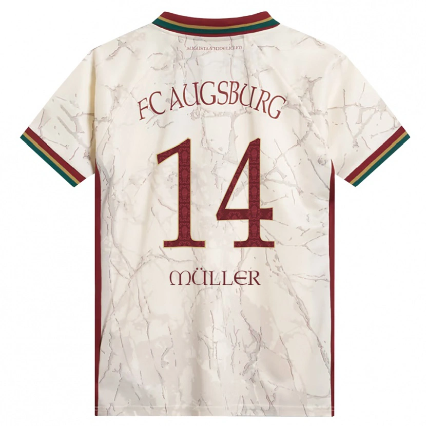 DanxenキッズMato Müller#14グリーン ライス ホワイト バーガンディホームシャツ2026/27ジャージーユニフォーム