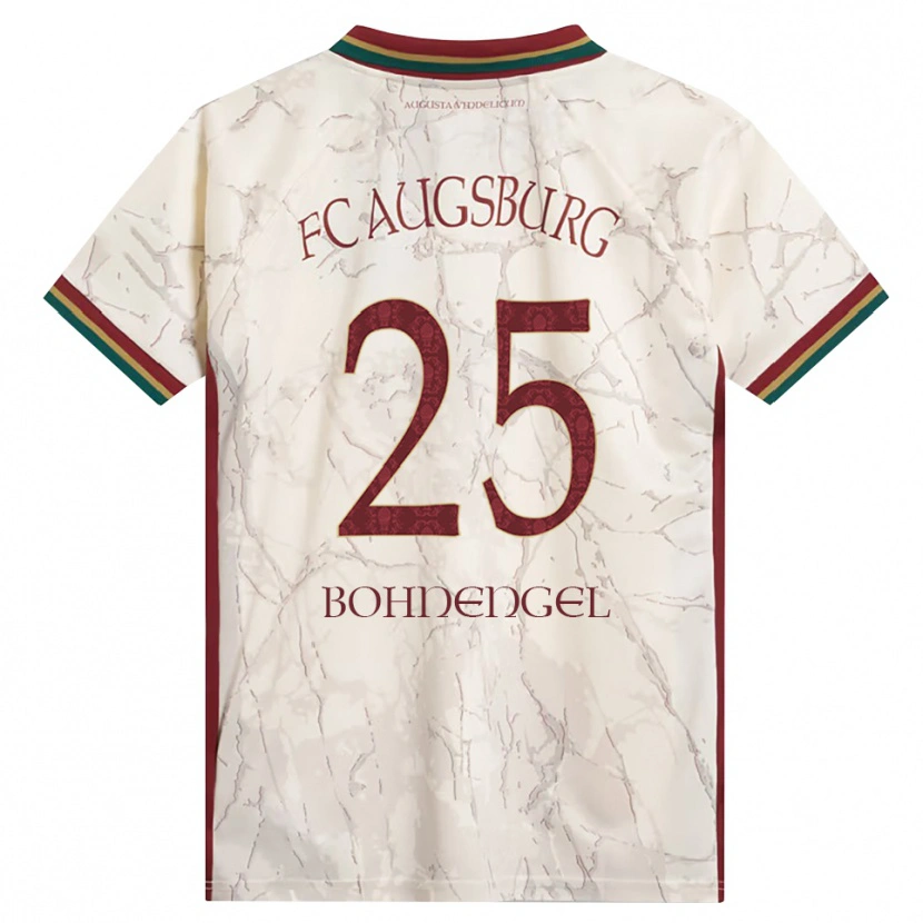 DanxenキッズNoah Bohnengel#25グリーン ライス ホワイト バーガンディホームシャツ2026/27ジャージーユニフォーム