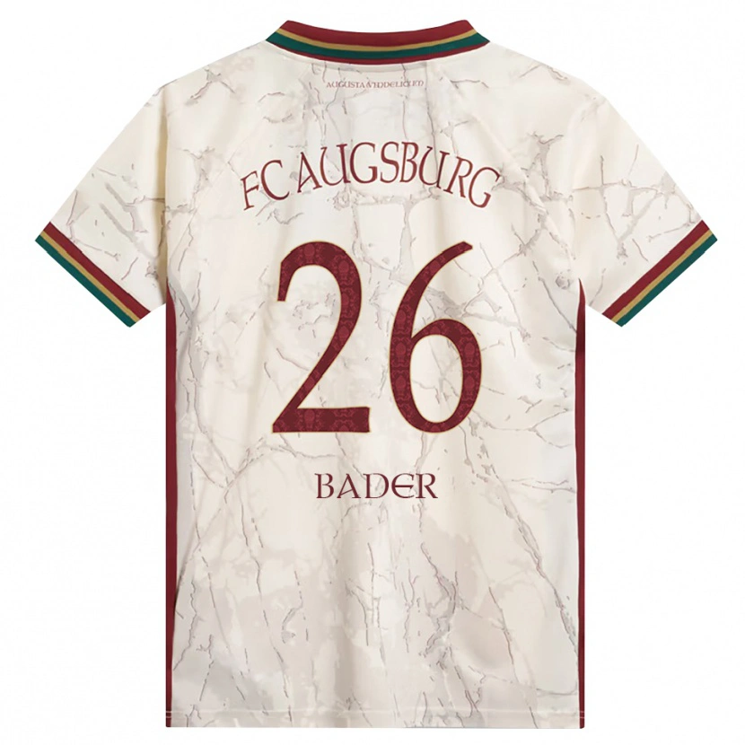 DanxenキッズTom Bader#26グリーン ライス ホワイト バーガンディホームシャツ2026/27ジャージーユニフォーム