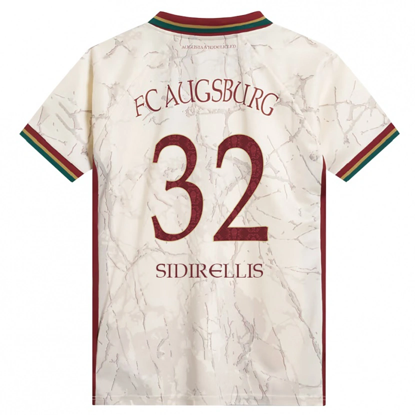 DanxenキッズKonstantinos Sidirellis#32グリーン ライス ホワイト バーガンディホームシャツ2026/27ジャージーユニフォーム