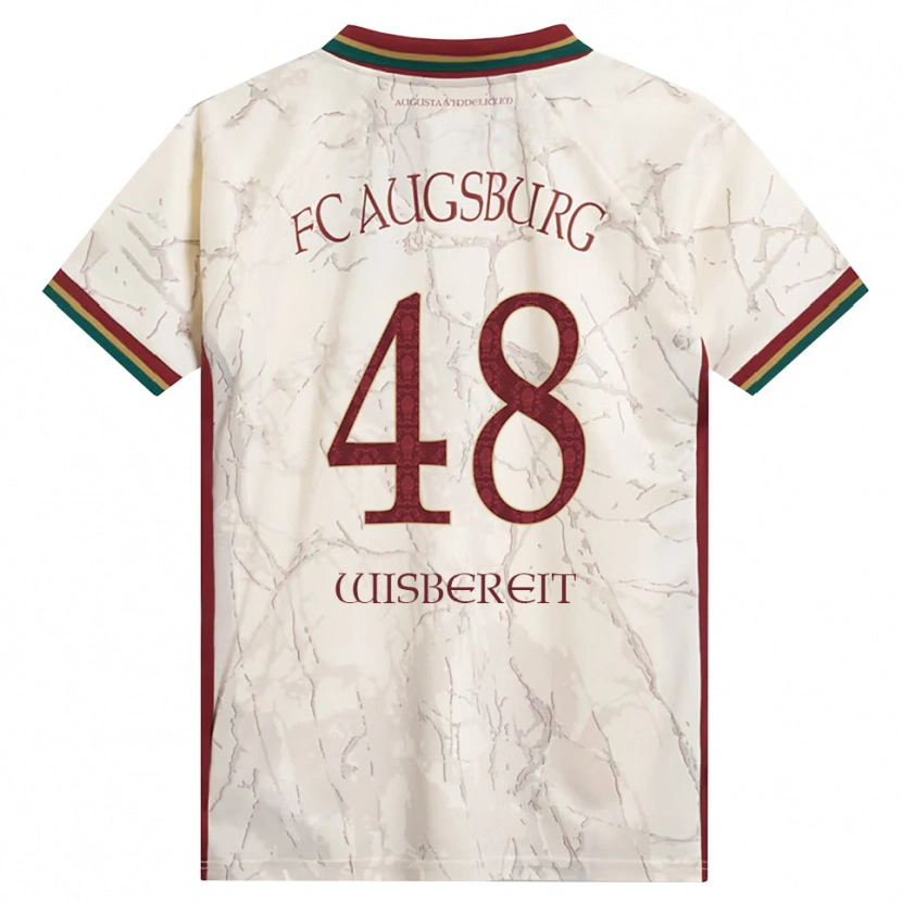 DanxenキッズTom Wisbereit#48グリーン ライス ホワイト バーガンディホームシャツ2026/27ジャージーユニフォーム