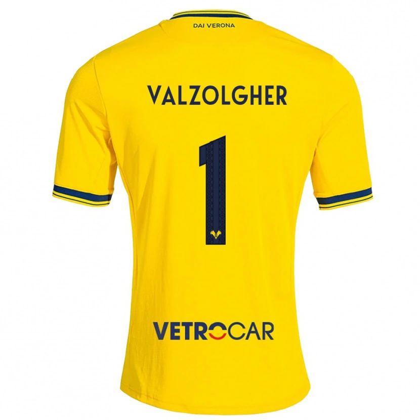 DanxenキッズChiara Valzolgher#1イエロー レッドアウェイシャツ2026/27ジャージーユニフォーム