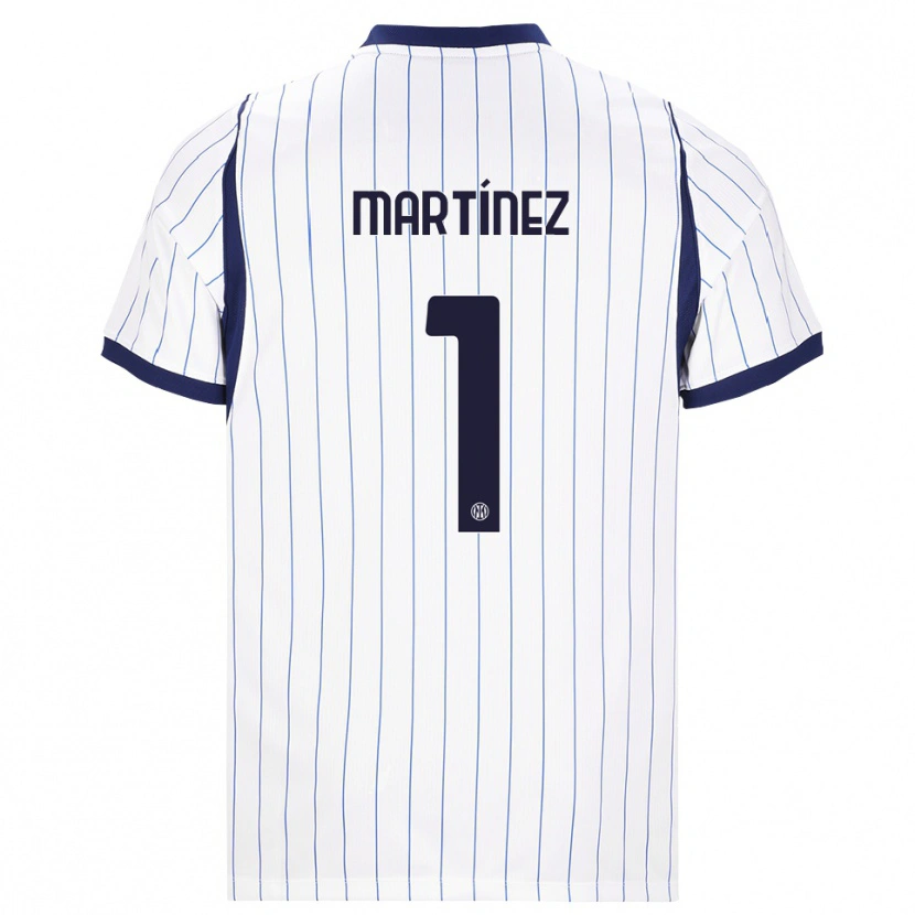Danxenキッズジョゼップ・マルティネス#1ホワイト ネイビーブルーアウェイシャツ2026/27ジャージーユニフォーム