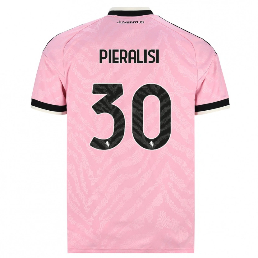 DanxenキッズTommaso Pieralisi#30ピンク ブラックアウェイシャツ2026/27ジャージーユニフォーム