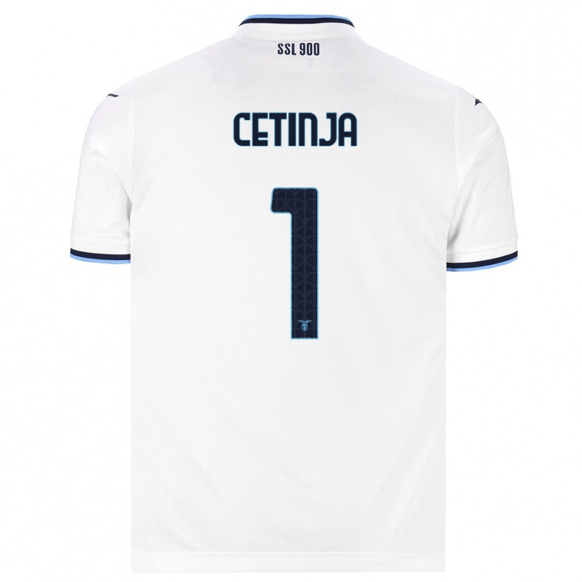 DanxenキッズSara Cetinja#1ホワイト ネイビーブルーアウェイシャツ2026/27ジャージーユニフォーム